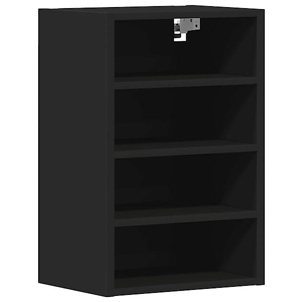 vidaXL Hängeschrank Riga Schwarz 40x29,5x60 cm Holzwerkstoff 854176 günstig online kaufen