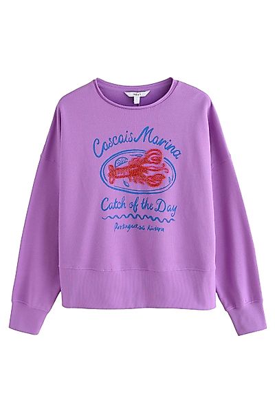 Next Sweater Sweat-Top mit Rundhalsausschnitt aus günstig online kaufen