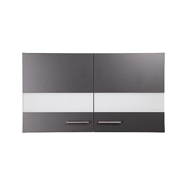 Respekta Oberschrank Merle 100 cm Grau günstig online kaufen