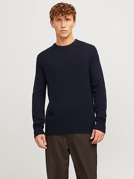 Jack & Jones Rundhalspullover JPRBLULAMBSWOOL KNIT CREW NECK günstig online kaufen