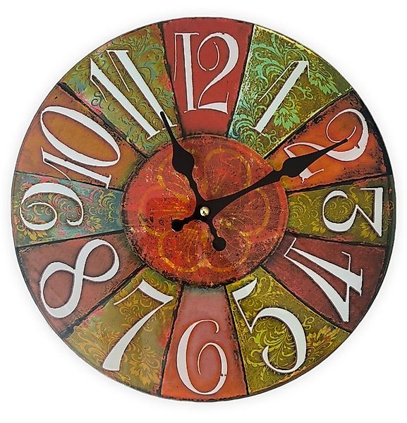 PERLA pd DESIGN Wanduhr Glas Vintage günstig online kaufen