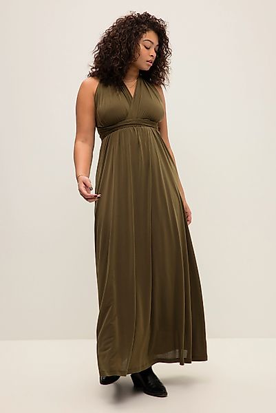 Studio Untold Maxikleid Jersey-Wickelkleid Maxilänge Rock günstig online kaufen