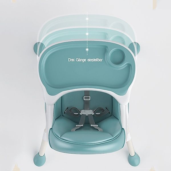Seven Comfort Kinderklappstuhl Kinderhochstuhl (mit Ablagekorb, günstig online kaufen