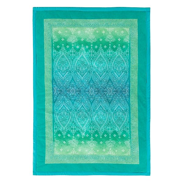 Bassetti Granfoulard Plaid Decke Wohndecke Kerala V1 grün 135x190 günstig online kaufen