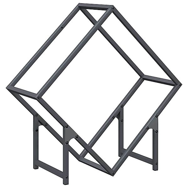 vidaXL Kaminholzregal Brennholzregal Anthrazit 60x25x60 cm günstig online kaufen