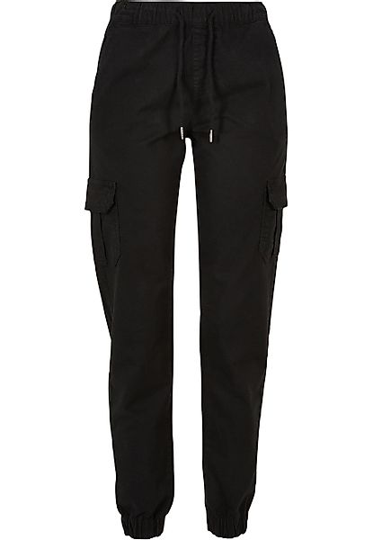 URBAN CLASSICS Cargohose "Urban Classics Damen Ladies High Waist Cargo Jogg günstig online kaufen