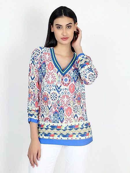 VICCI Germany Langarmbluse aus Jersey mit V-Ausschnitt günstig online kaufen