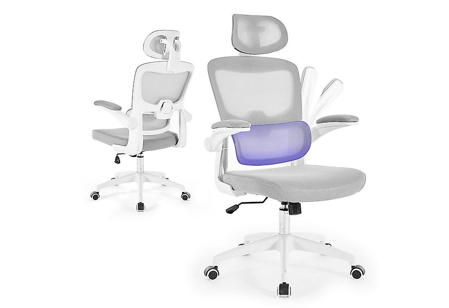 SeedWave Bürostuhl mit Adaptive Lendenstütze, Verstellbare Kopfstütze, Klap günstig online kaufen