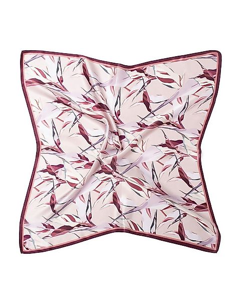MayTree Seidentuch quadratisch 70x70, Blätter Merlot, (Stück), 100% Seide günstig online kaufen