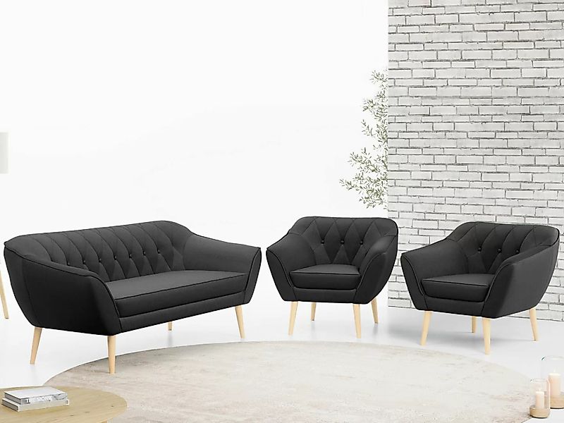 MKS MÖBEL Sofa PIRS 3 1 1, mit Relaxfunktion, Moderne Sofa Set, Skandinavis günstig online kaufen