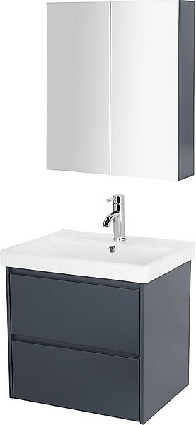 welltime Badmöbel-Set Clarence, Waschplatz mit 2 Auszügen und Softclose Bre günstig online kaufen