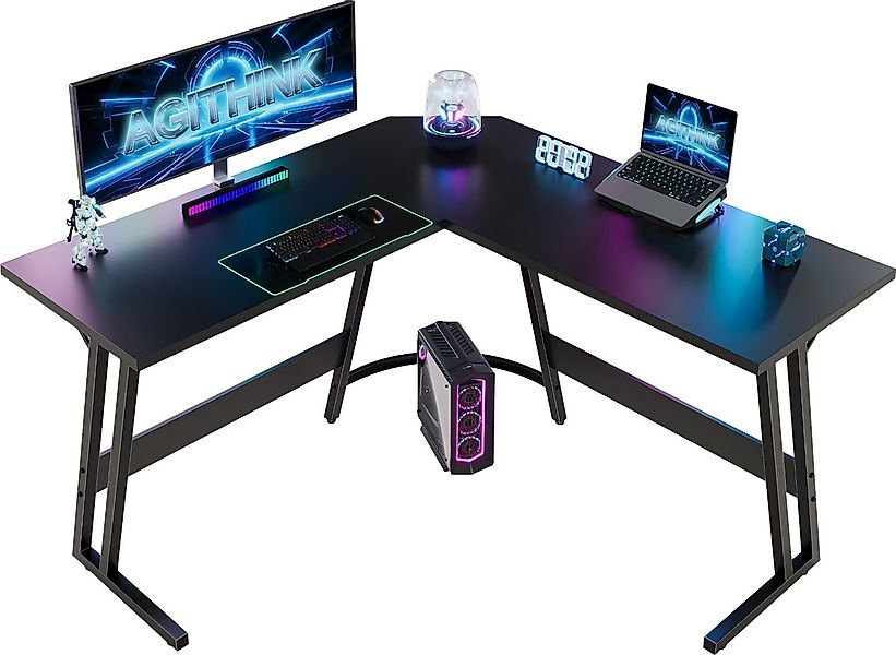 GUNJI Eckschreibtisch 120*120cm Gaming Tisch,Computertisch günstig online kaufen