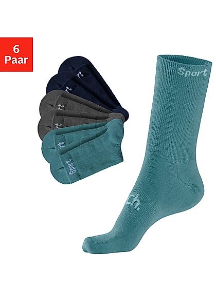 Bench. Sportsocken (Packung, 6-Paar) mit antibakterieller günstig online kaufen
