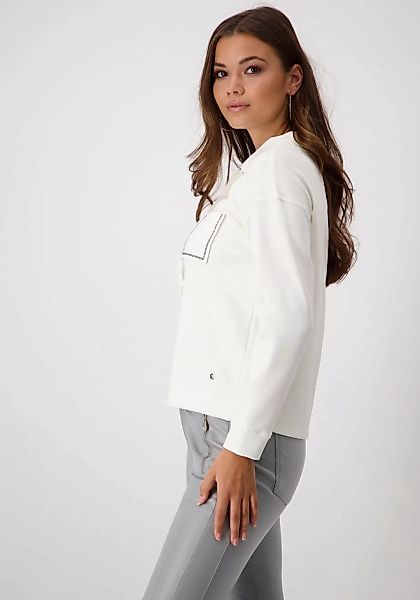 Monari Sweatshirt mit Glitzersteinchen günstig online kaufen