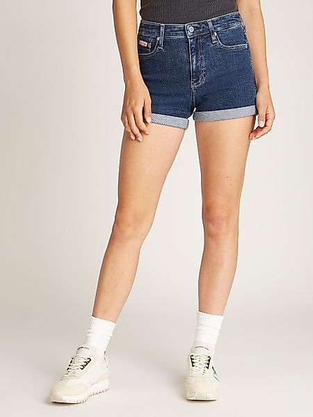 Calvin Klein Jeans Shorts "MID RISE SHORT" mit Umschlagsaum günstig online kaufen