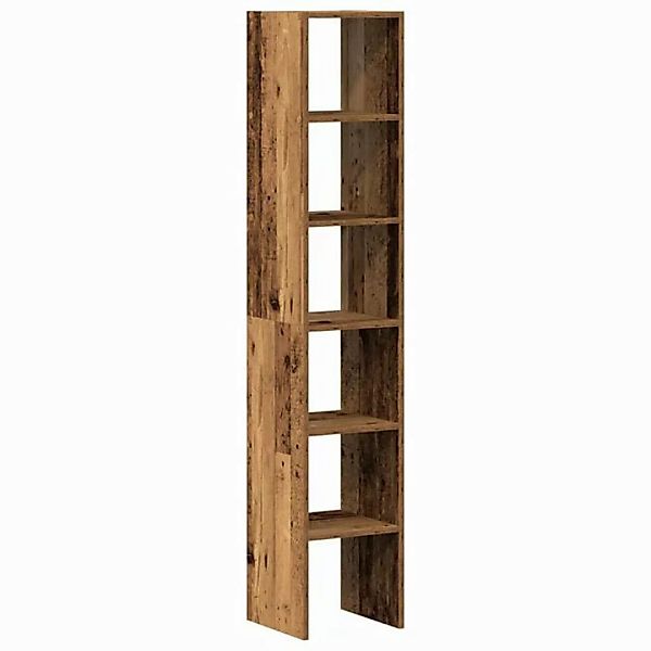 vidaXL Fächerschrank Bücherregale 2 Stk. Stapelbar Altholz-Optik 30x30x80 c günstig online kaufen