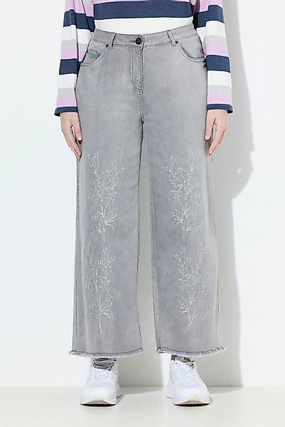 Ulla Popken 5-Pocket-Jeans Jeans Mary Stickerei günstig online kaufen