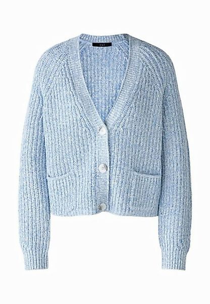 Oui Strickjacke LAFONYA Strickjacke Baumwollmischung günstig online kaufen