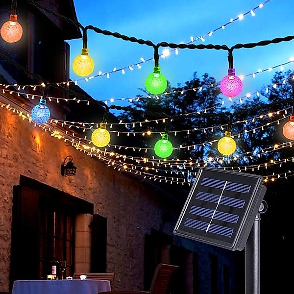 Sunicol LED Solarleuchte Solar LED-Lichterkette, Bubble günstig online kaufen