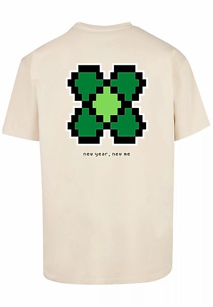 F4NT4STIC T-Shirt "Silvester Happy New Year Pixel Kleeblatt", Print günstig online kaufen