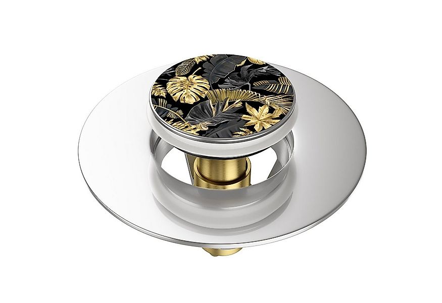 Sanilo Waschbeckenstöpsel Pop-Up Golden Leaves, hochwertig, universell, mit günstig online kaufen