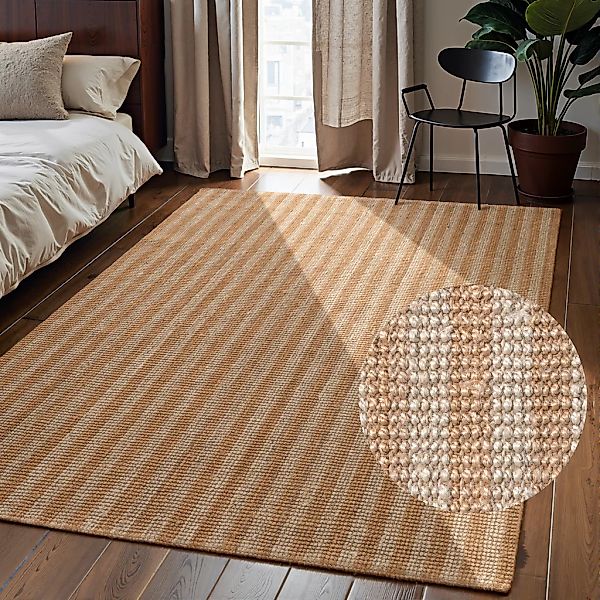 ELLE DECORATION Teppich "Juteteppich Amber" rechteckig 10 mm Höhe Jute, Nat günstig online kaufen