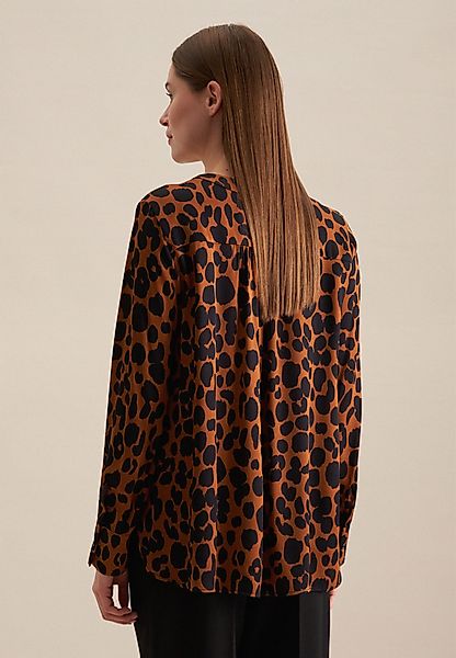 seidensticker Shirtbluse Schwarze Rose Langarm V-Neck günstig online kaufen