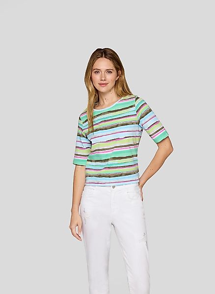 Rabe Print-Shirt "Rabe Farbenfrohes Streifen-Shirt" günstig online kaufen
