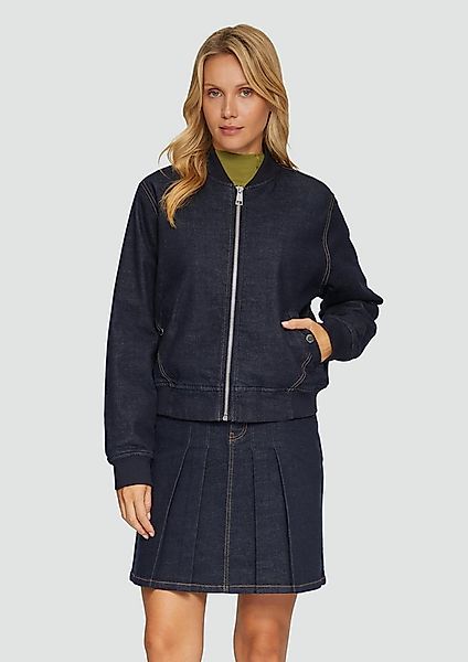 s.Oliver Funktionsjacke Indoor-Jacke Wattierte Bomberjacke aus Denim günstig online kaufen