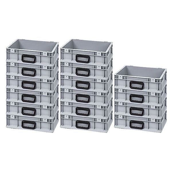 PROREGAL Spar Set 16x Eurobox Nextgen Portable Uno HxBxT 12 x 30 x 40 cm 11 günstig online kaufen
