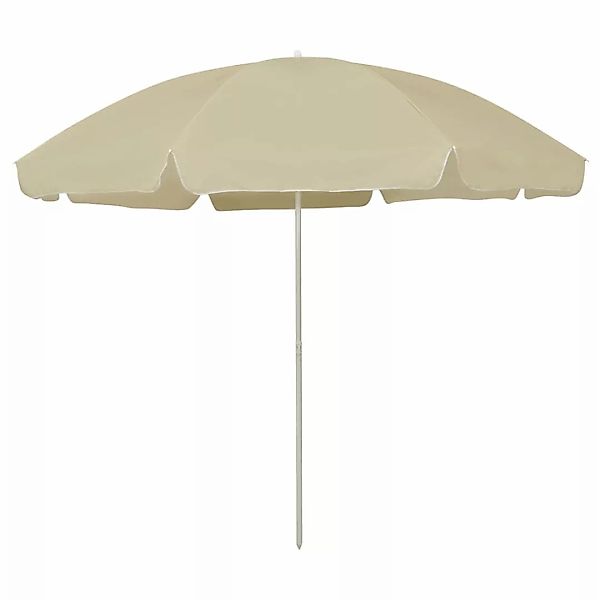 vidaXL Sonnensegel Strandschirm Sandgelb 300 cm, günstig online kaufen