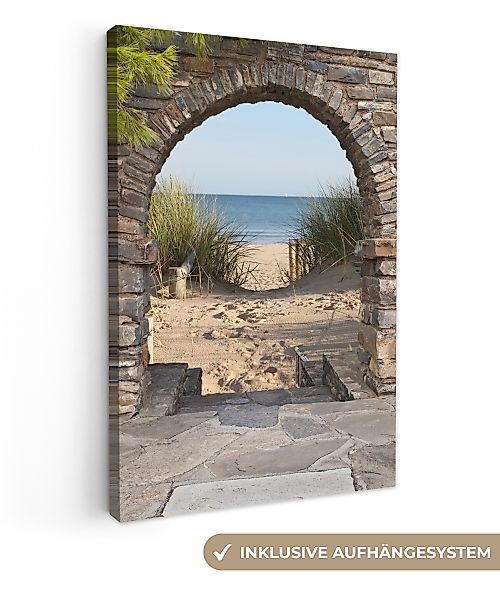 OneMillionCanvasses® Leinwandbild Aussicht - Strand - günstig online kaufen