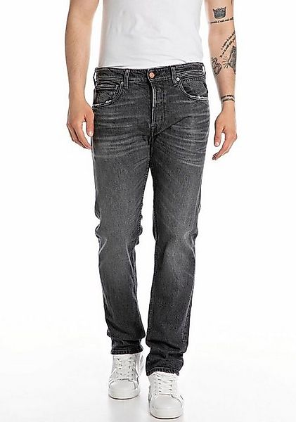 Replay Straight-Jeans GROVER in vielen verschiedenen Waschungen, mit Stretc günstig online kaufen