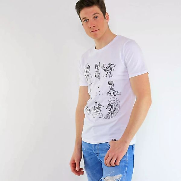 Shirt Sommerfuchs Aus Biobaumwolle Weiß günstig online kaufen