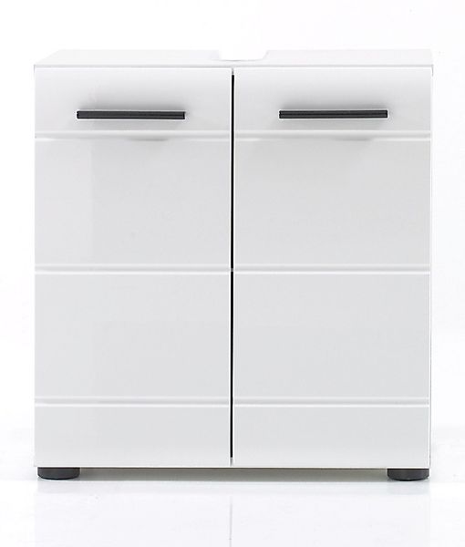 trendteam Waschbeckenunterschrank Gloss (Badschrank in weiß, günstig online kaufen