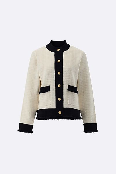 Blazer aus gestricktem Tweed günstig online kaufen