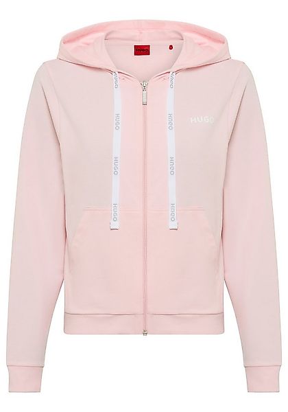 HUGO Sweatjacke Kapuze, Reißverschluss, gerade geschnitten günstig online kaufen