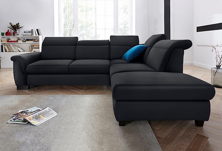 DOMO collection Ecksofa »Sully komfortables Sofa, L-Form«, wahlweise mit Be günstig online kaufen
