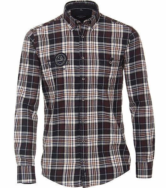 CASAMODA Langarmhemd "CASAMODA Freizeithemd kariert" günstig online kaufen