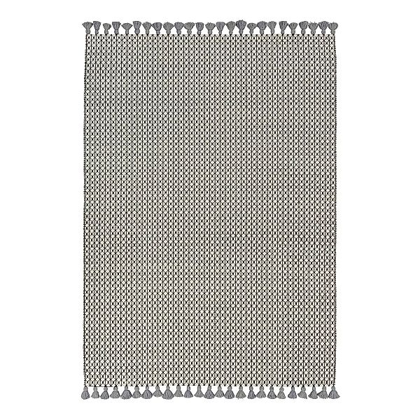 Handwebteppich Insula • Naturmaterial • 3 Groessen - 200 x 300 cm / Grau günstig online kaufen