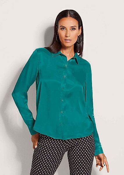 MADELEINE Hemdbluse Elegante Viskosebluse für Damen Weich fließend mit Hemd günstig online kaufen