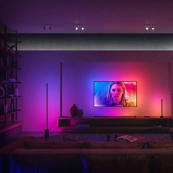 Philips Hue Gradient Signe LED-Tischlampe schwarz günstig online kaufen