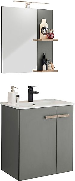 Places of Style Badmöbel-Set »SOLiD, Badmöbel-Set, Bad im modernen Design, günstig online kaufen