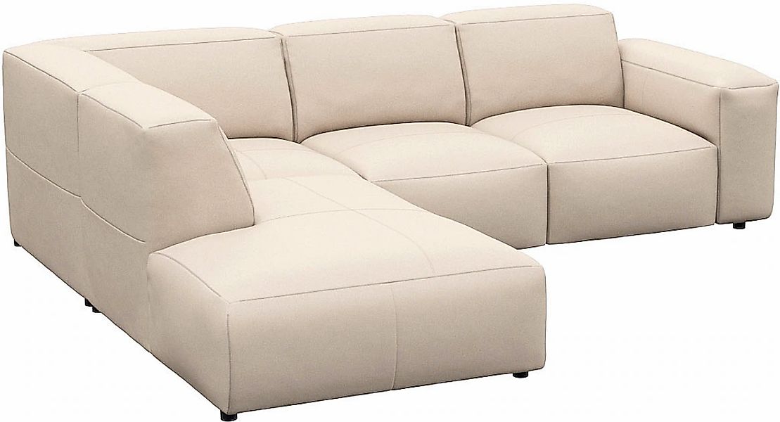 FLEXLUX Ecksofa "Lucera, super bequem durch hochwertigen Sitzaufbau mit Kal günstig online kaufen