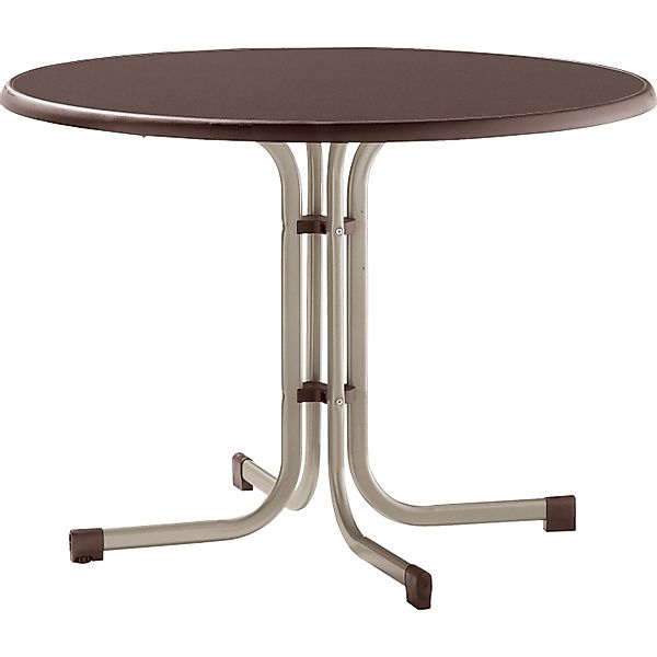 Sieger Klapptisch Rund Champagner 100 cm x 100 cm günstig online kaufen