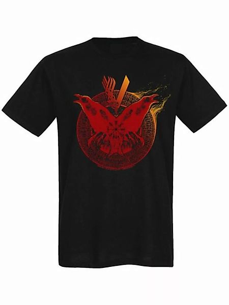 Vikings Flames Herren T-Shirt schwarz günstig online kaufen