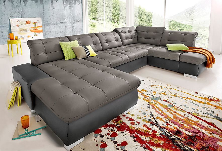 sit&more Wohnlandschaft "Palomino U-Form" wahlweise in XL oder XXL günstig online kaufen