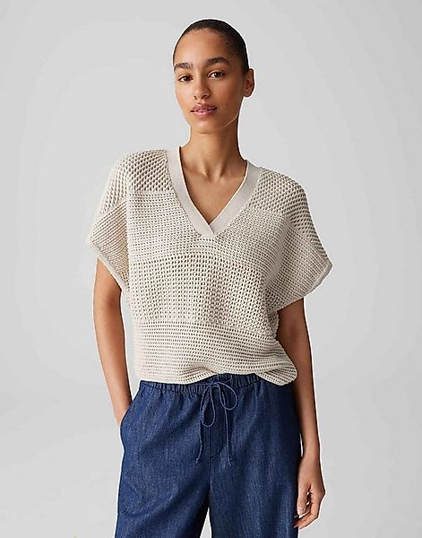 OPUS Strickpullover PEKINA aus nachhaltiger Baumwolle günstig online kaufen