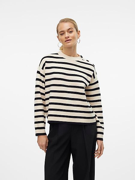 Vero Moda Rundhalspullover VMSABA LS O-NECK günstig online kaufen