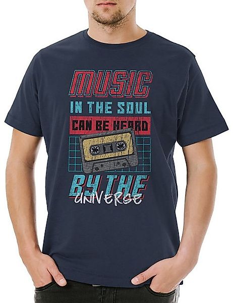 Urban Backwoods Print-Shirt Urban Backwoods Pixel Music In The Soul Herren günstig online kaufen